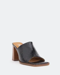 Mid Heels-L'INTERVALLE Pier Black Naplack/Nap.Noir