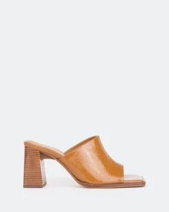 Mid Heels-L'INTERVALLE Pier Cognac Naplack/Nap.Cognac