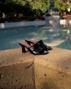Mid Heels-L'INTERVALLE Pinto Black Leather