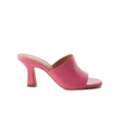 Mid Heels-L'INTERVALLE Pinto Hot Pink Leather