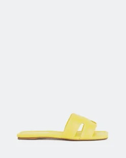 Flats-L'INTERVALLE Placida Yellow Leather