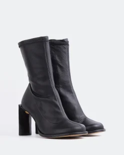 Stretch|Ankle Boots-L'INTERVALLE Point Black Stretch