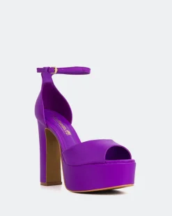 Platform-L'INTERVALLE Porfi Purple Leather