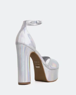 Platform-L'INTERVALLE Porfi Silver Mirror