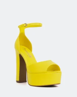 Platform-L'INTERVALLE Porfi Yellow Leather