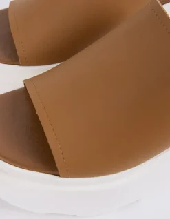 Wedges-L'INTERVALLE Positive Tan Leather