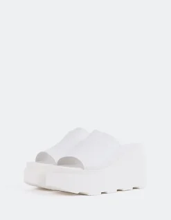 Wedges-L'INTERVALLE Positive White Leather