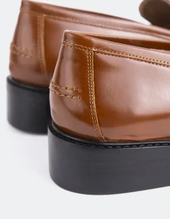 Loafers-L'INTERVALLE Prato Tan Leather