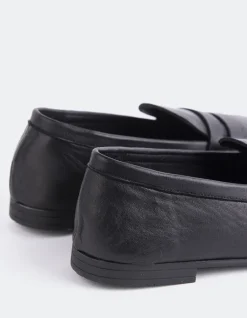Loafers-L'INTERVALLE Prism Black Leather