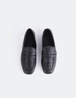 Loafers-L'INTERVALLE Prism Black Leather