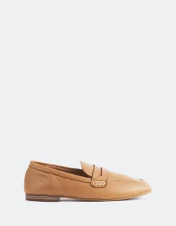 Loafers-L'INTERVALLE Prism Tan Leather