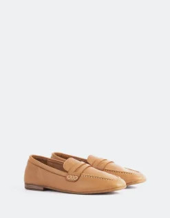 Loafers-L'INTERVALLE Prism Tan Leather