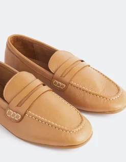 Loafers-L'INTERVALLE Prism Tan Leather