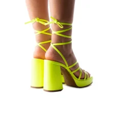 Platform|Strappy-L'INTERVALLE Promenade Yellow Neon