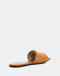 Flats-L'INTERVALLE Proseco Tan Leather