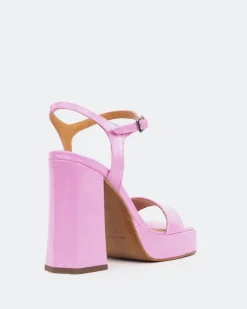 Platform|High Heels-L'INTERVALLE Rabanne, Pink Naplack/Naplack Rose