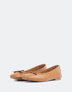 Ballerinas-L'INTERVALLE Ramesses Tan Leather
