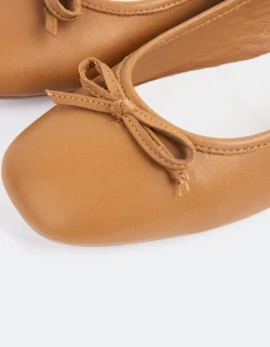 Ballerinas-L'INTERVALLE Ramesses Tan Leather