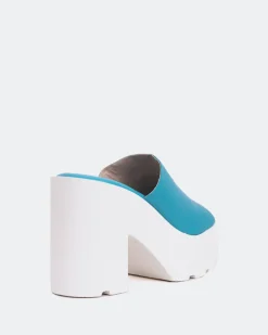 Platform-L'INTERVALLE Ranchers Blue Leather