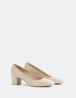 Pumps-L'INTERVALLE Raynan Beige Leather