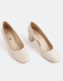 Pumps-L'INTERVALLE Raynan Beige Leather