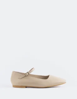 Ballerinas-L'INTERVALLE Reubena Nude Leather