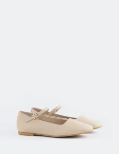 Ballerinas-L'INTERVALLE Reubena Nude Leather