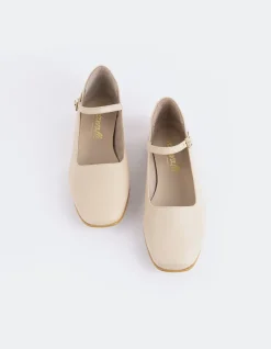 Ballerinas-L'INTERVALLE Reubena Nude Leather