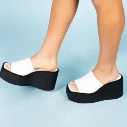 Wedges-L'INTERVALLE Rieti Black Leather