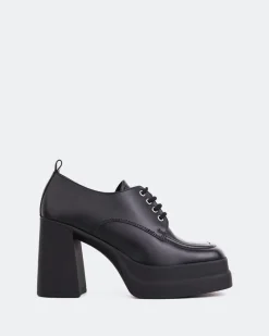 Platforms|Lace-up-L'INTERVALLE Ripetta Black Leather