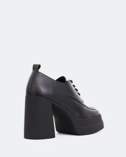 Platforms|Lace-up-L'INTERVALLE Ripetta Black Leather