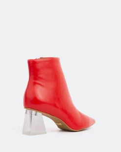 Ankle Boots-L'INTERVALLE Rohi Red Leather