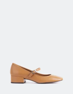 Mary-jane-L'INTERVALLE Rosyth Tan Leather