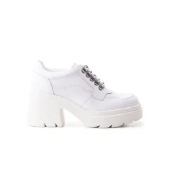 Lace-up-L'INTERVALLE Rowdy White Leather