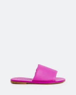 Flats-L'INTERVALLE Rum Purple Leather