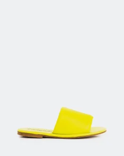 Flats-L'INTERVALLE Rum Yellow Leather