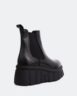 Ankle Boots-L'INTERVALLE Rupert Black Leather