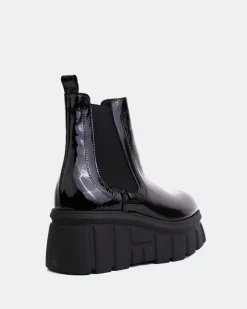 Ankle Boots-L'INTERVALLE Rupert Black Naplack
