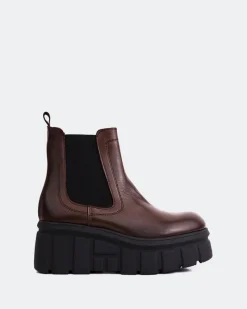 Ankle Boots-L'INTERVALLE Rupert Brown Leather