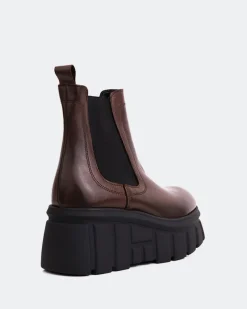 Ankle Boots-L'INTERVALLE Rupert Brown Leather
