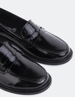 Loafers-L'INTERVALLE Safiya Black Patent