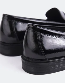 Loafers-L'INTERVALLE Safiya Black Patent