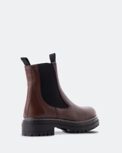 Chelsea|Ankle Boots-L'INTERVALLE Salinas Tan Leather