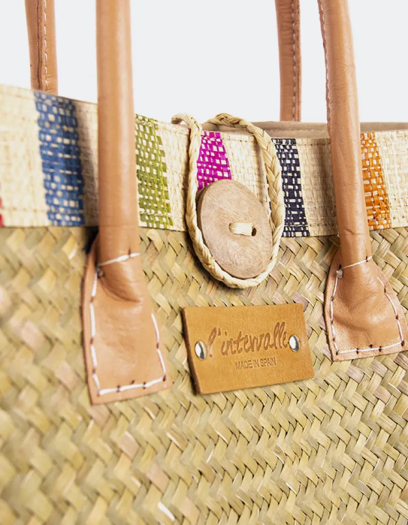 Tote Bag-L'INTERVALLE Santaclara Multi Color