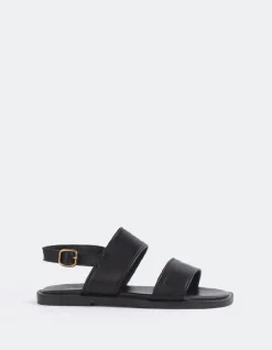 Flats-L'INTERVALLE Sauvestre Black Leather