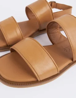Flats-L'INTERVALLE Sauvestre Tan Leather