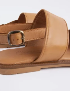 Flats-L'INTERVALLE Sauvestre Tan Leather