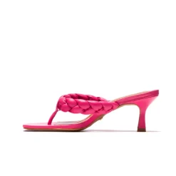Mid Heels-L'INTERVALLE Saxony Fuchsia Leather