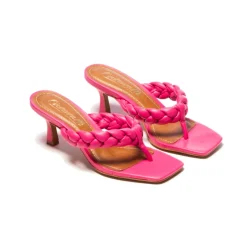 Mid Heels-L'INTERVALLE Saxony Fuchsia Leather