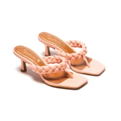 Mid Heels-L'INTERVALLE Saxony Pink Leather